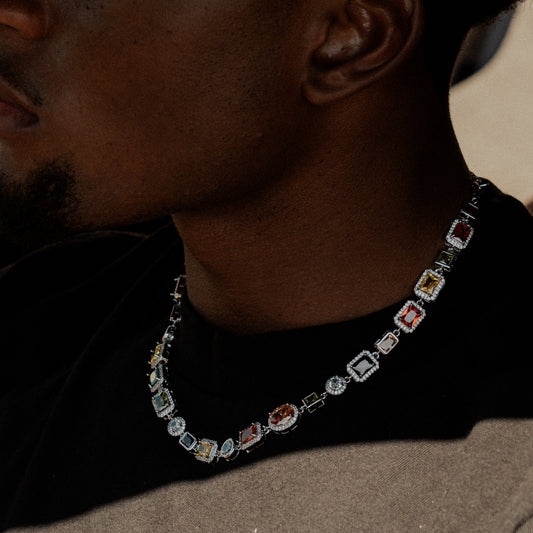 The Celestial Rainbow Chain- Silver