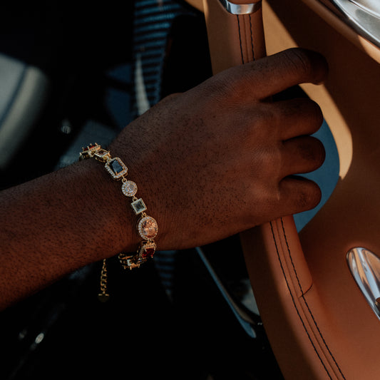 The Celestial Rainbow Bracelet- Gold
