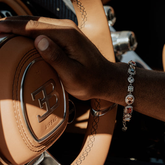 The Celestial Rainbow Bracelet- Silver