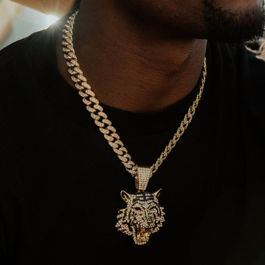 The Iced Tiger Pendant