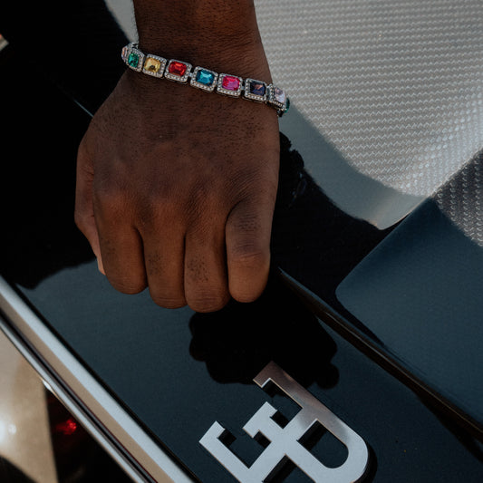 The Chromatic Square Bracelet