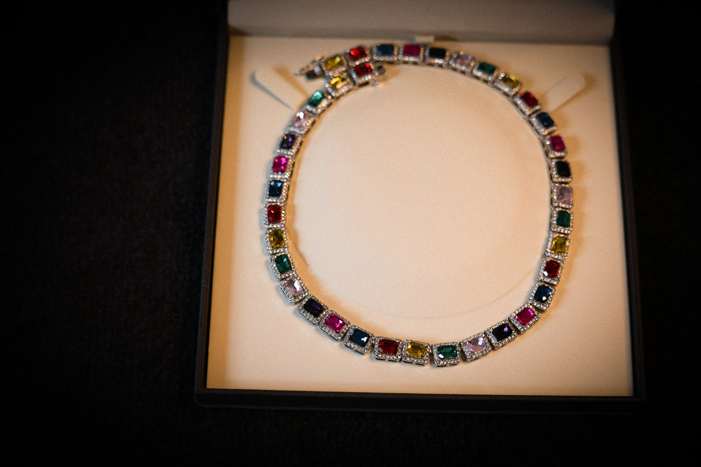 The Chromatic Square Chain- Silver