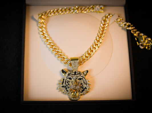 The Iced Tiger Pendant