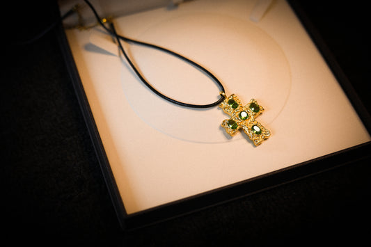 The Verdant Cross Pendant