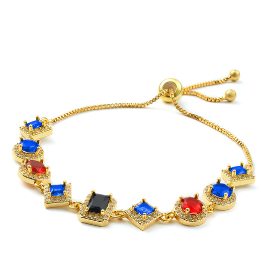 Adjustable Gemstone Bracelet