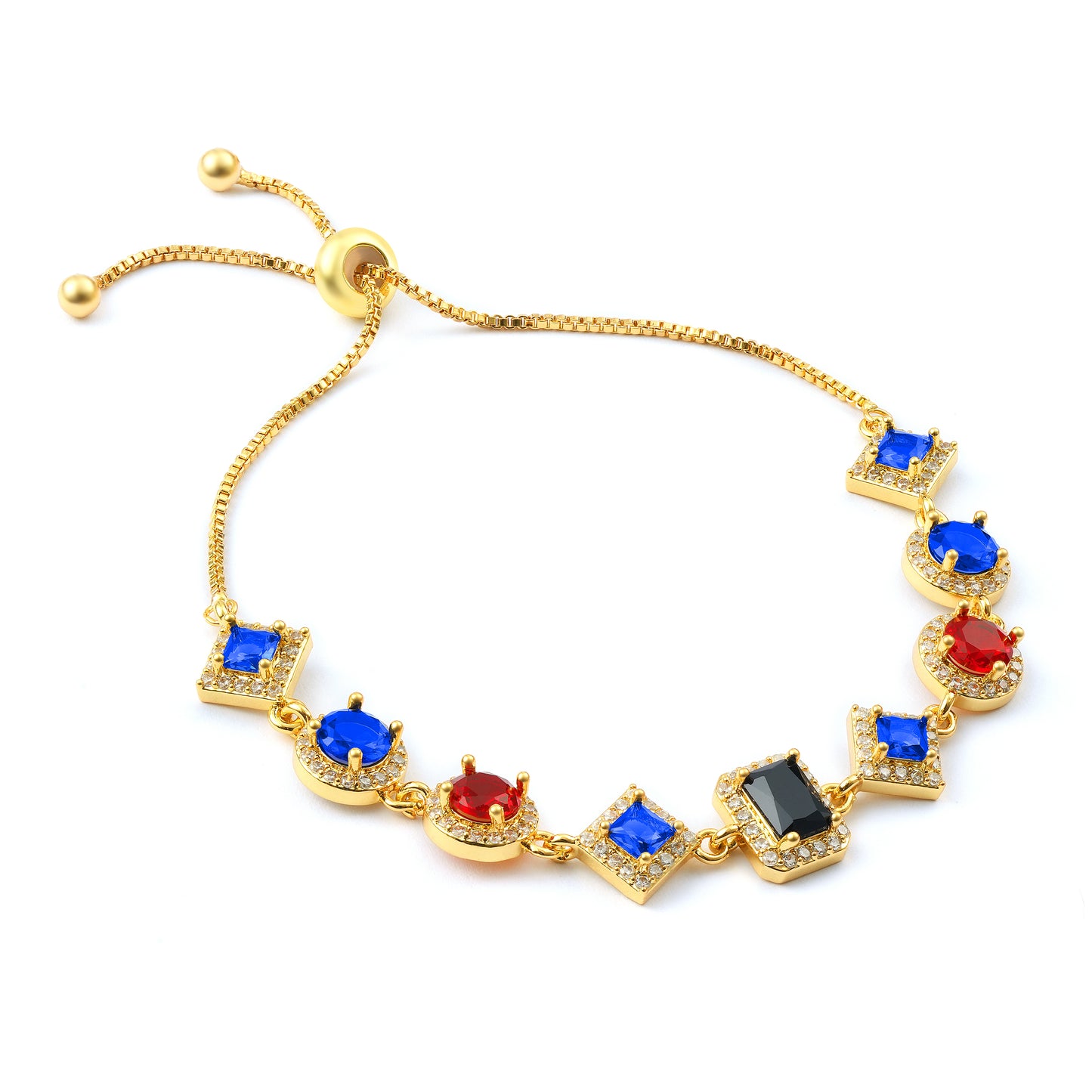 Adjustable Gemstone Bracelet