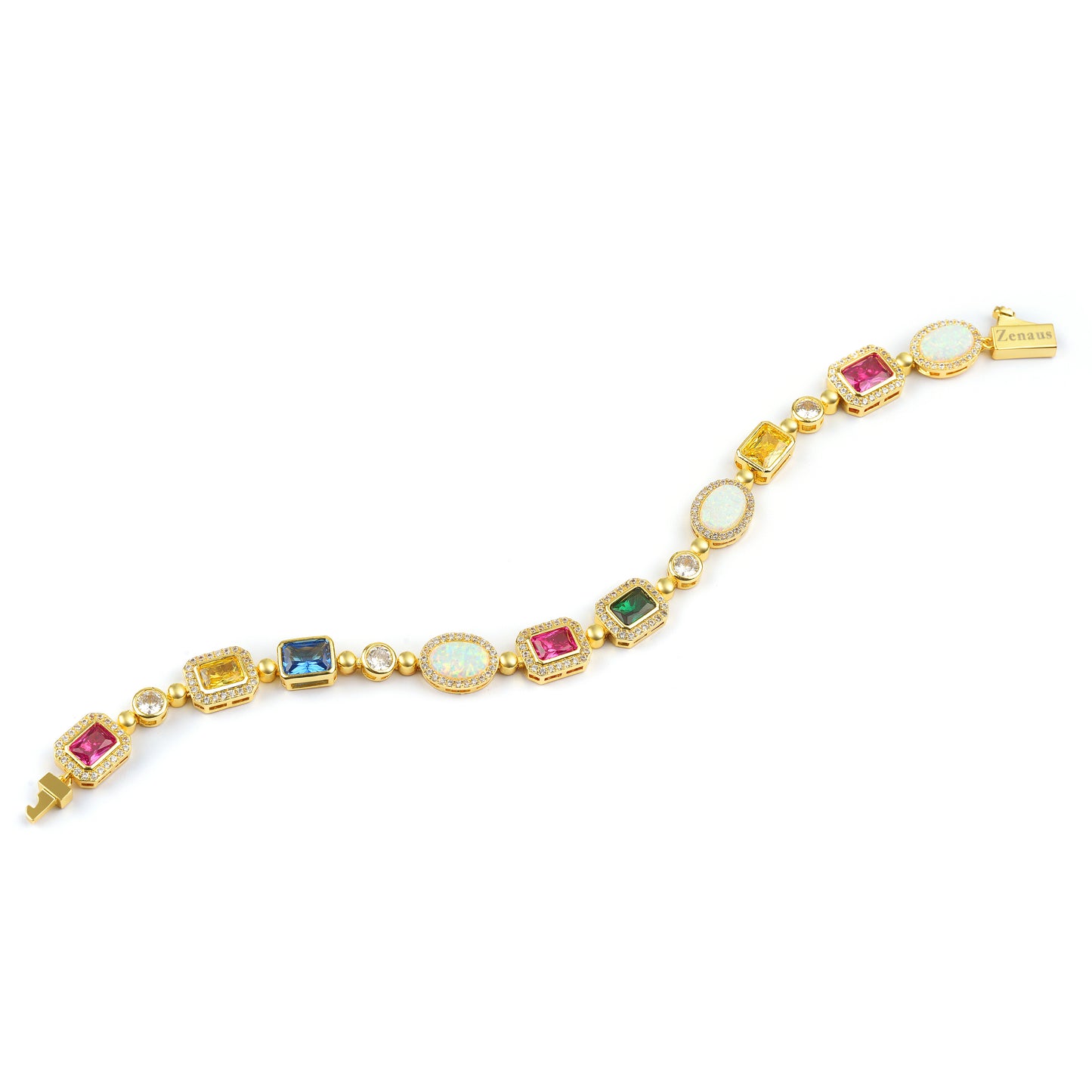 The Regal Gemstone Bracelet
