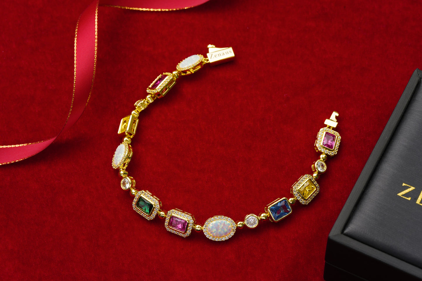 The Regal Gemstone Bracelet