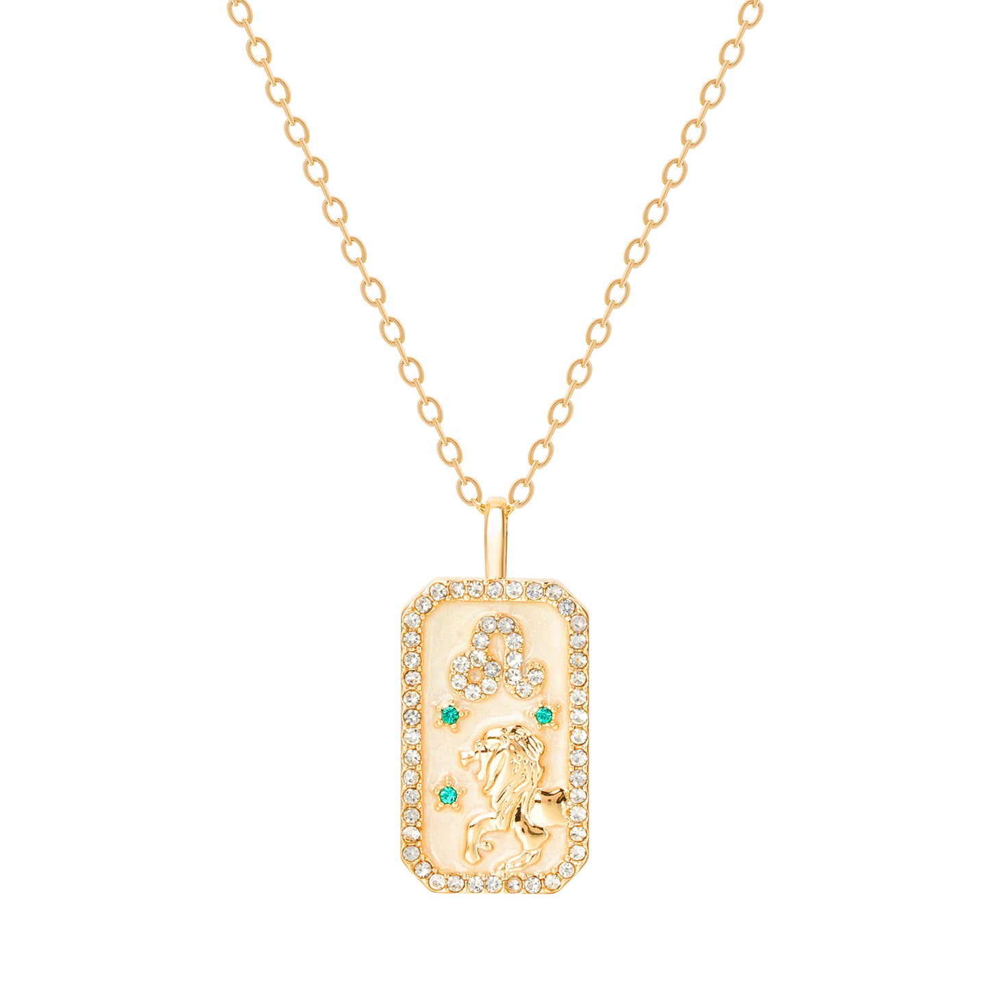 The Diamond Zodiac Necklace - Leo