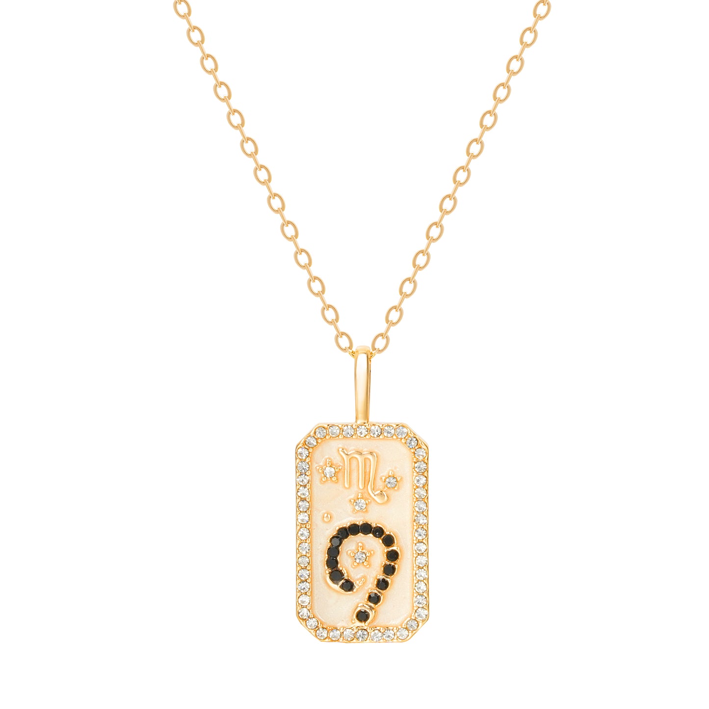 The Diamond Zodiac Necklace - Scorpio