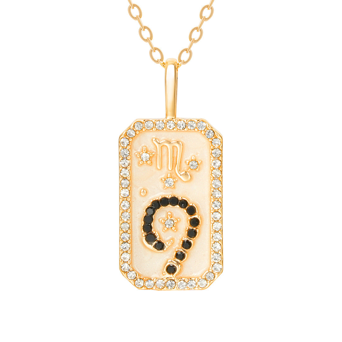 The Diamond Zodiac Necklace - Scorpio