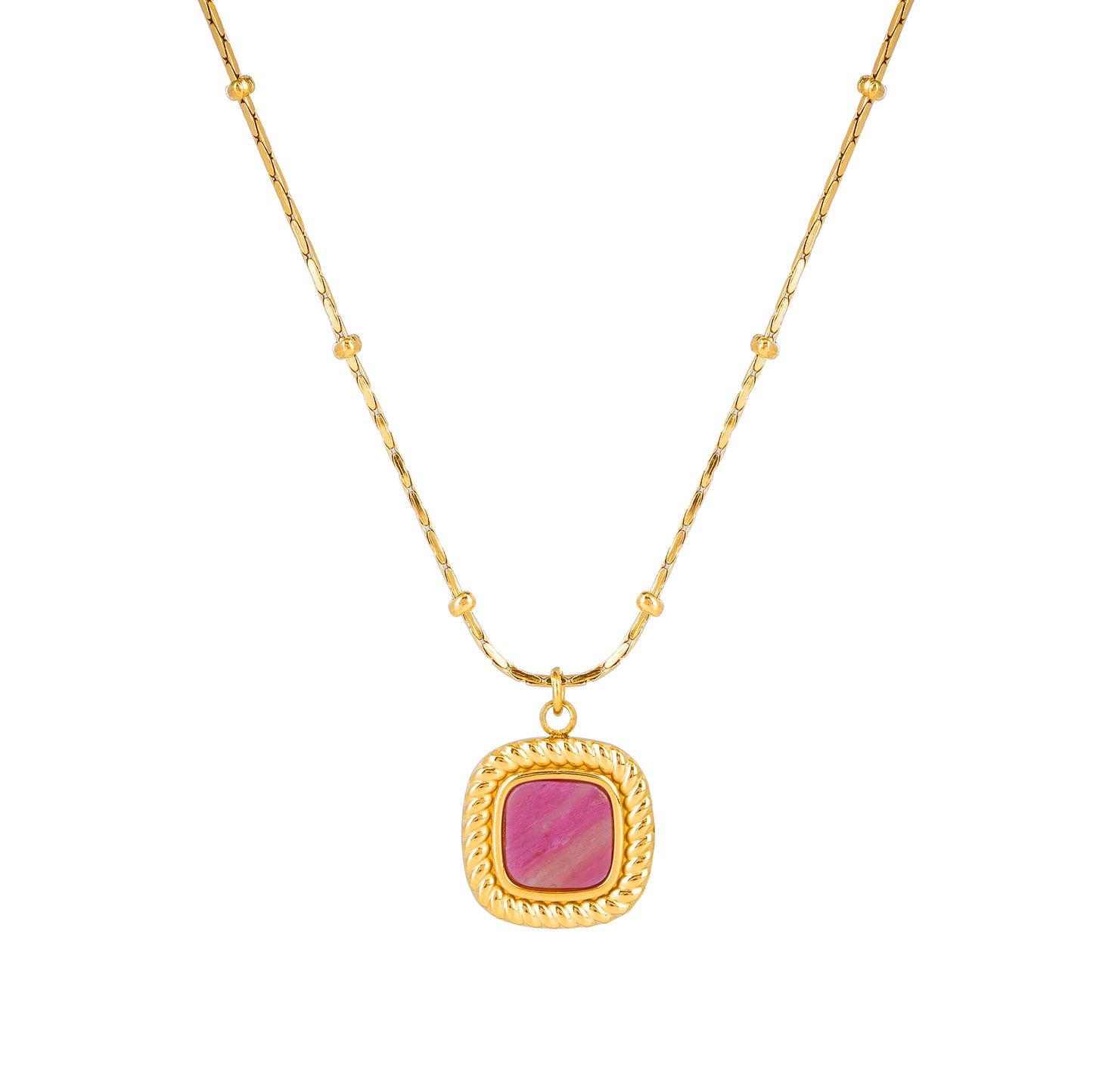 The Gilded Square Pendant
