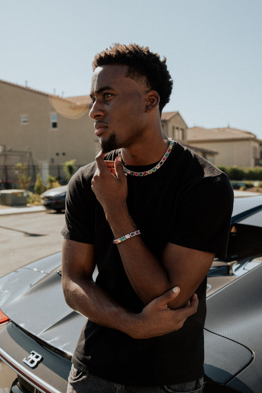 The Chromatic Square Chain- Silver