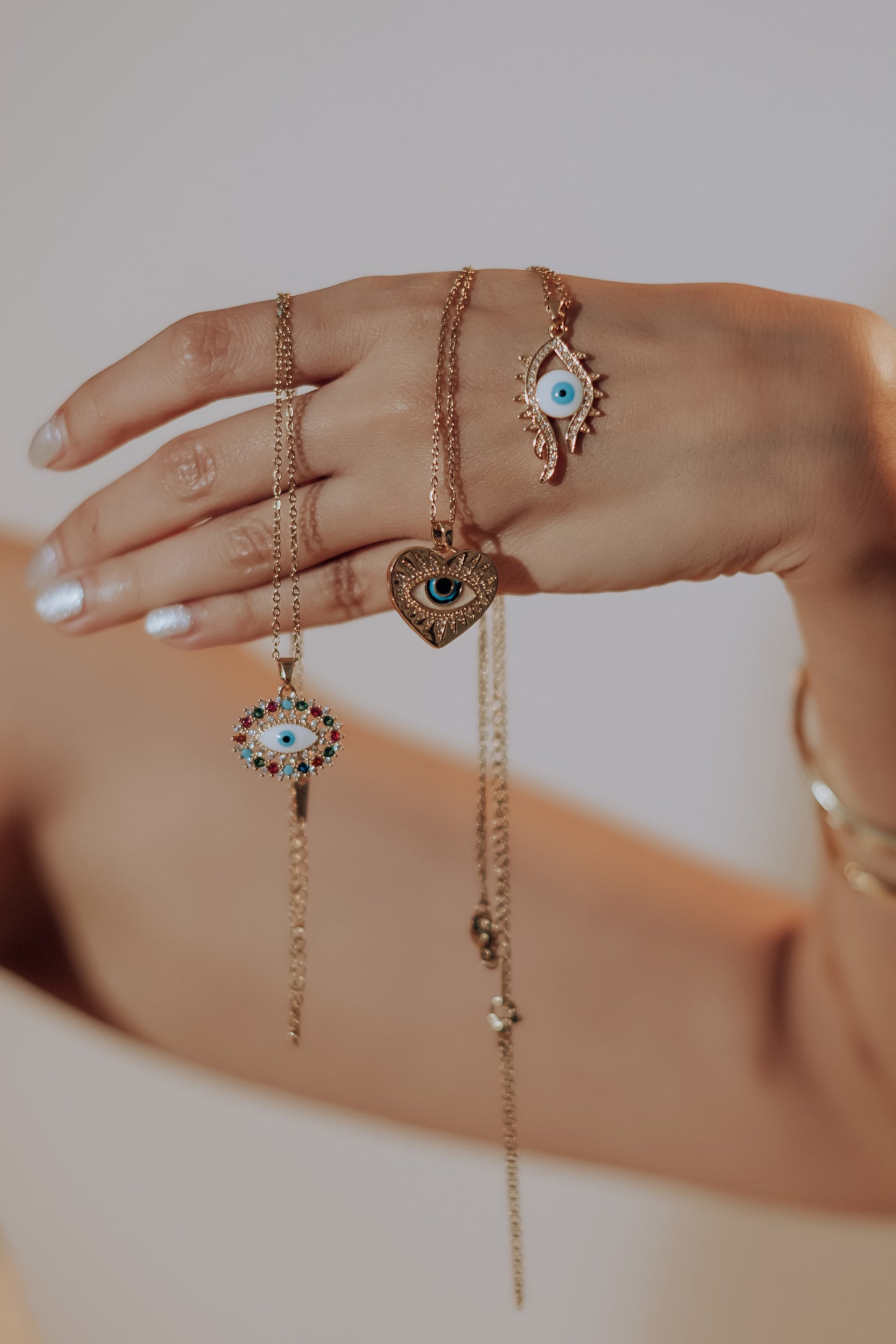 The Heartfelt Guardian Eye Necklace