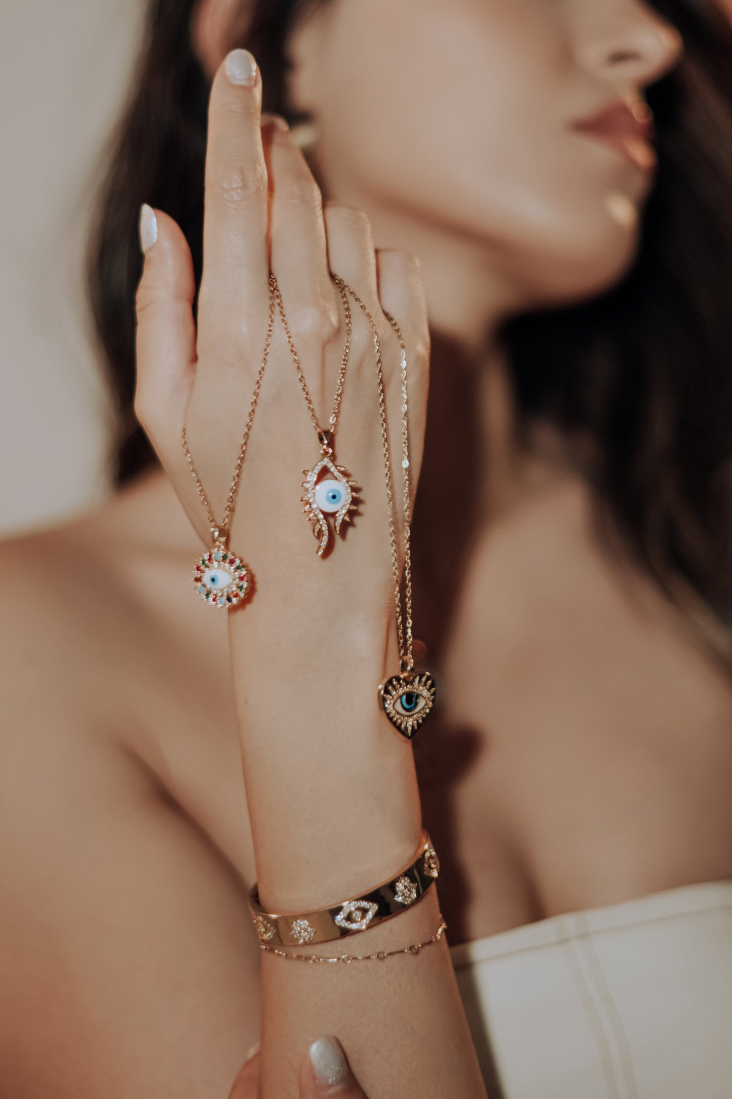 The Heartfelt Guardian Eye Necklace