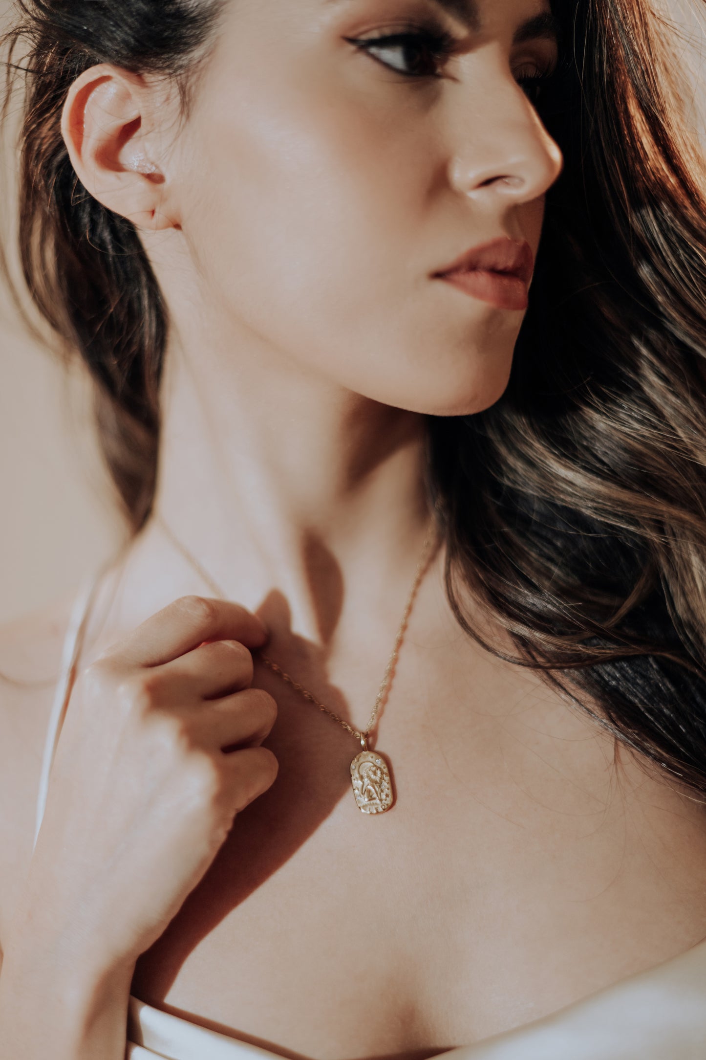 The Golden Zodiac Necklace - Leo