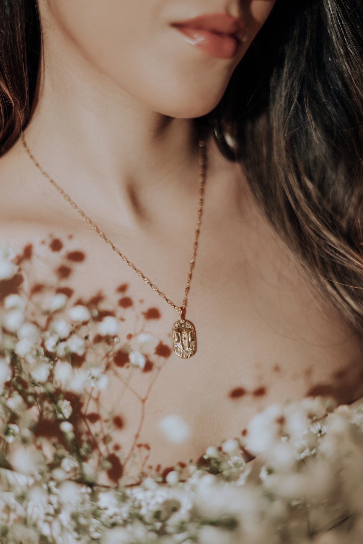 The Golden Zodiac Necklace - Gemini