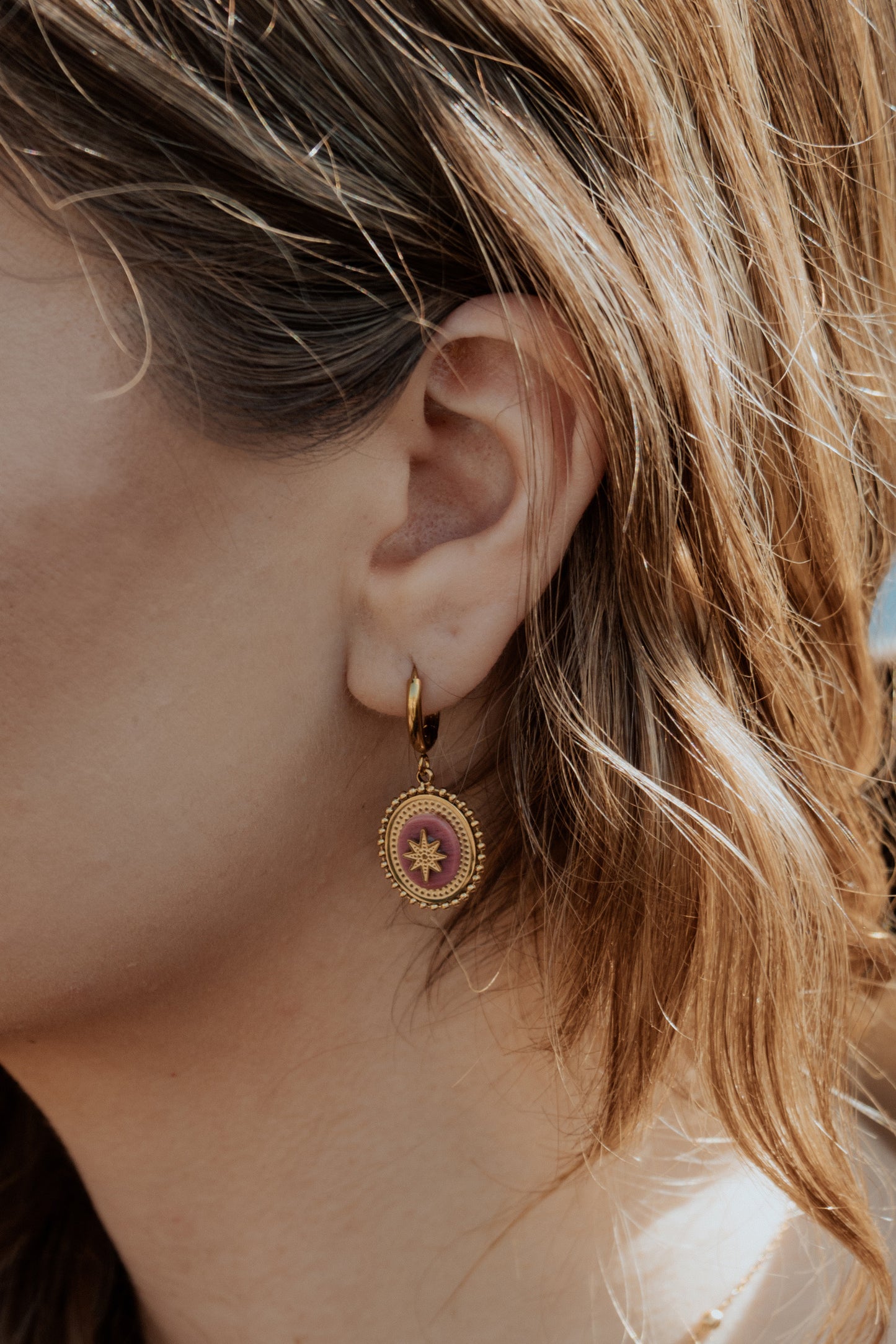 The Golden Sunburst Earrings