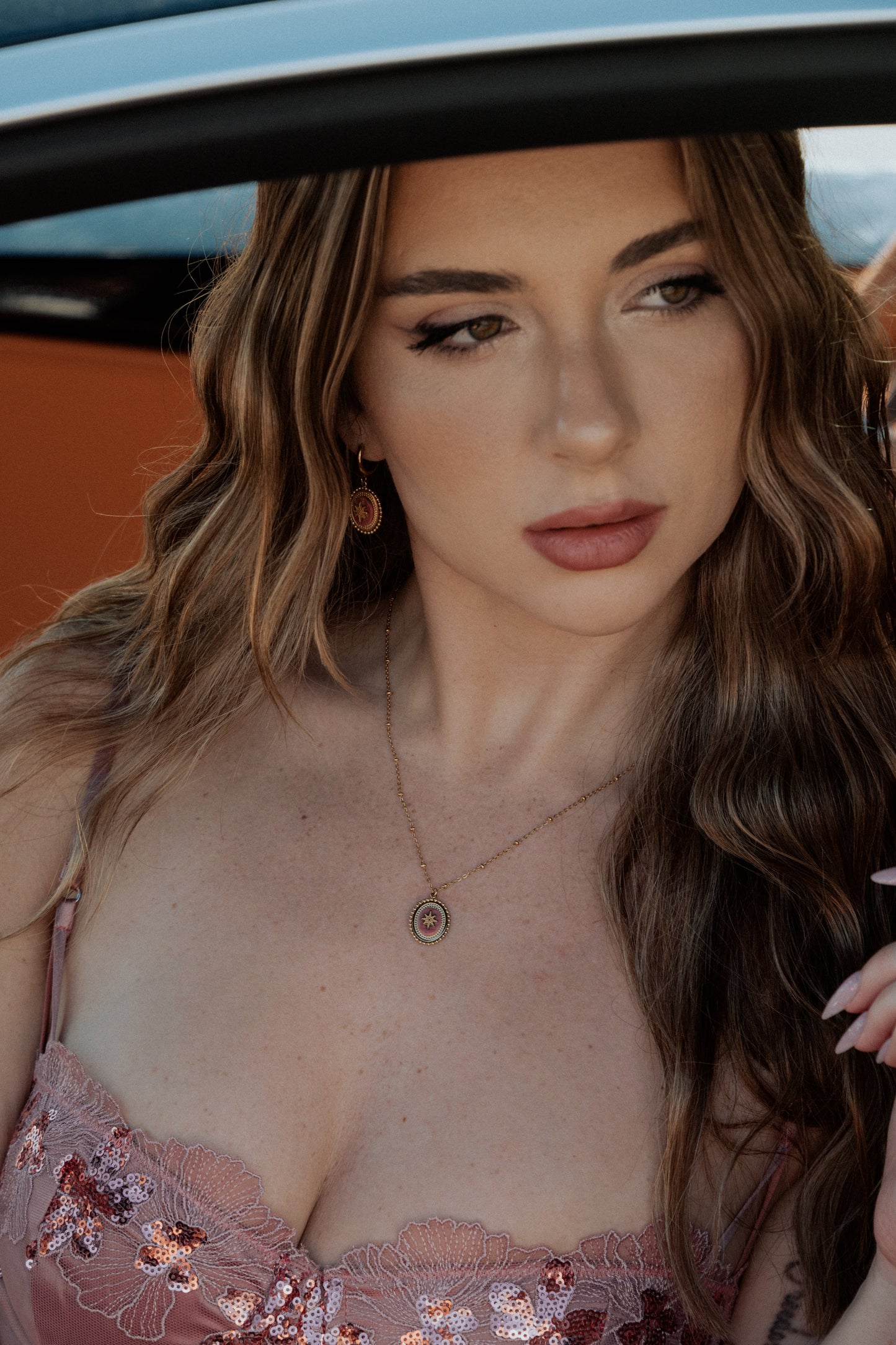The Golden Sunburst Earrings