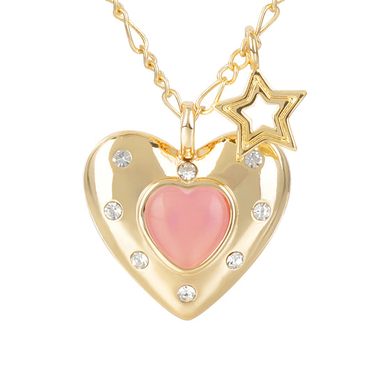 Golden Heart Keeper Necklace