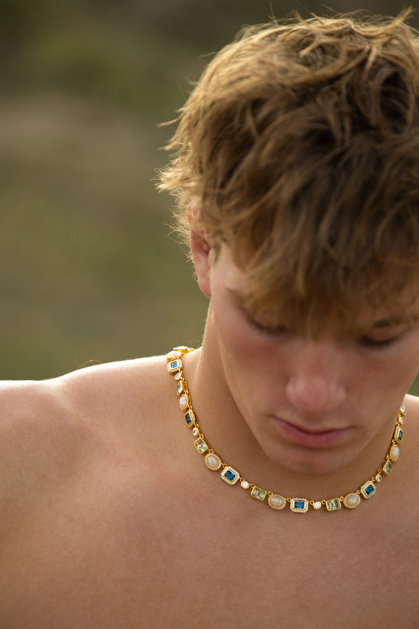 The Celestial Azure Tide Chain - Gold