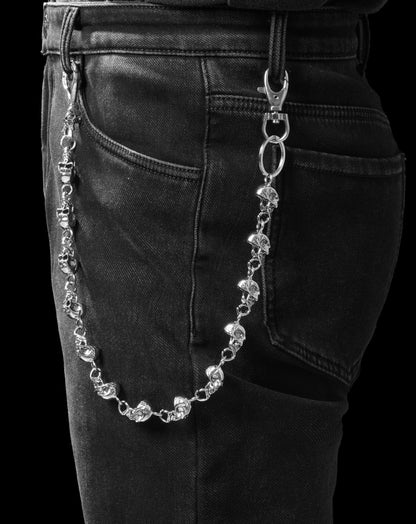 The Silver Rogue Skull Waist Chain