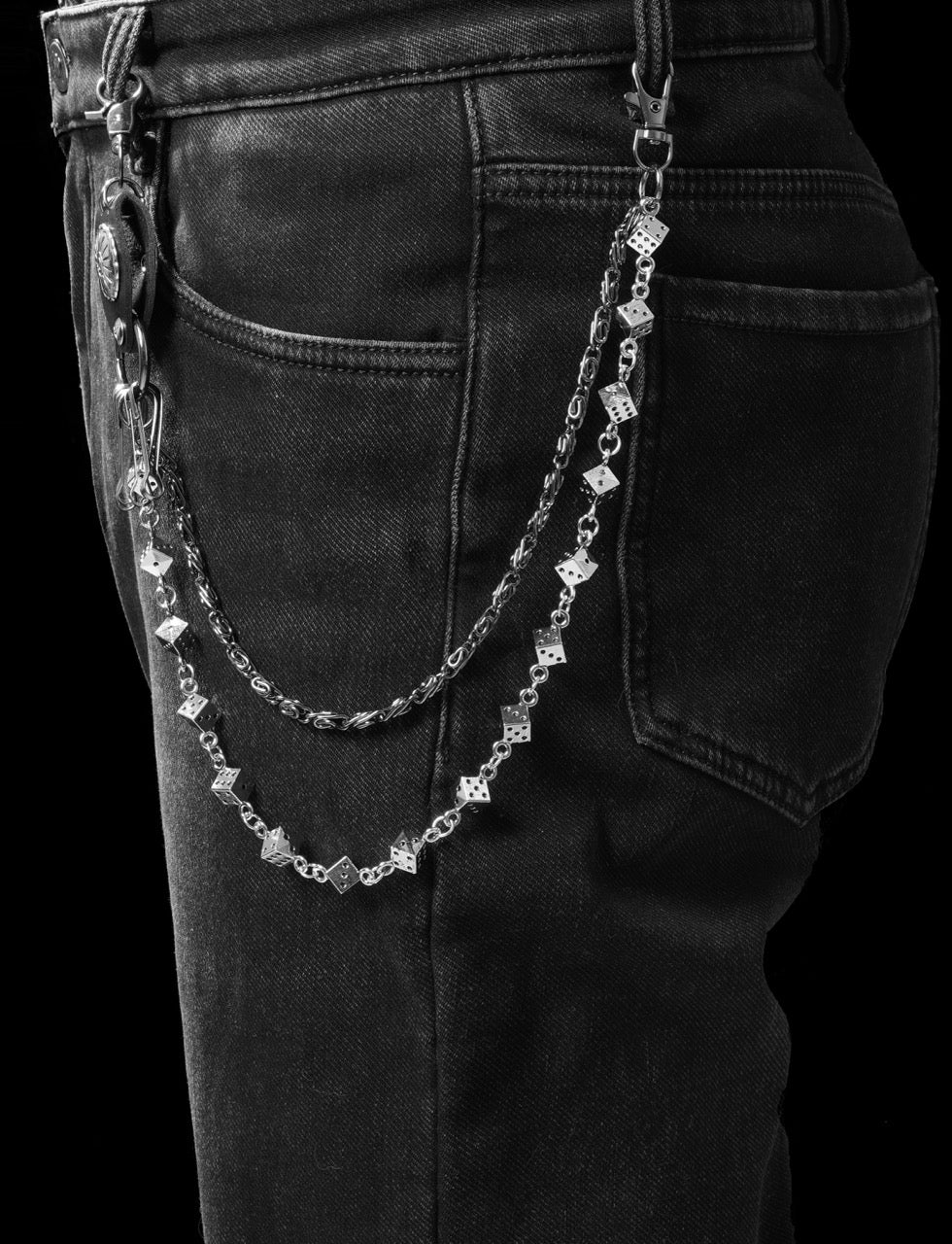 The Keymaster Dual Dice Waist Chain