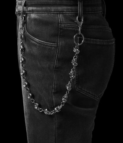 The Noir Rogue Skull Waist Chain