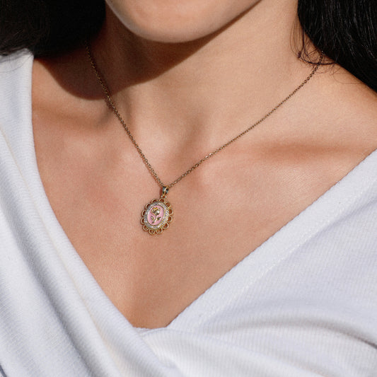 The Floral Cameo Necklace