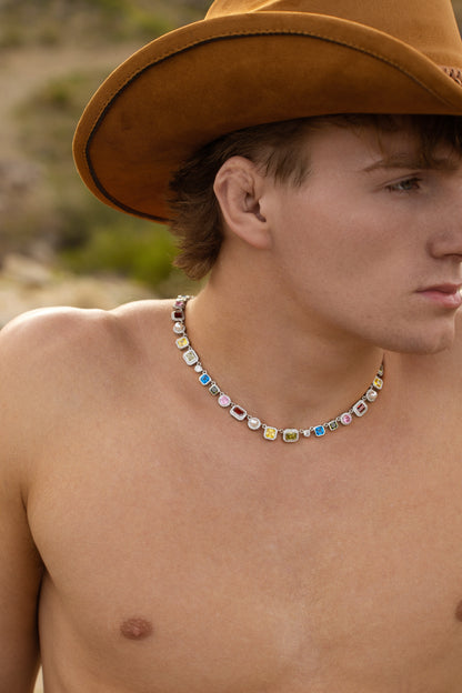 The Celestial Luxe Pearl Chain – Silver