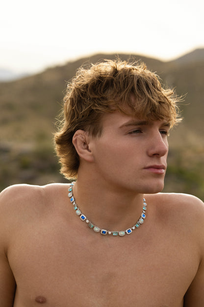 The Celestial Azure Tide Chain - Silver
