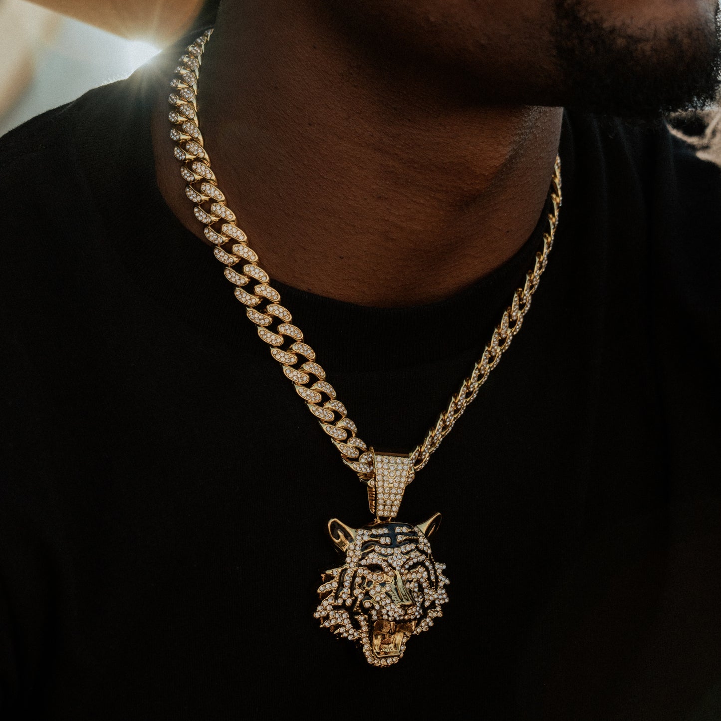 The Iced Tiger Pendant