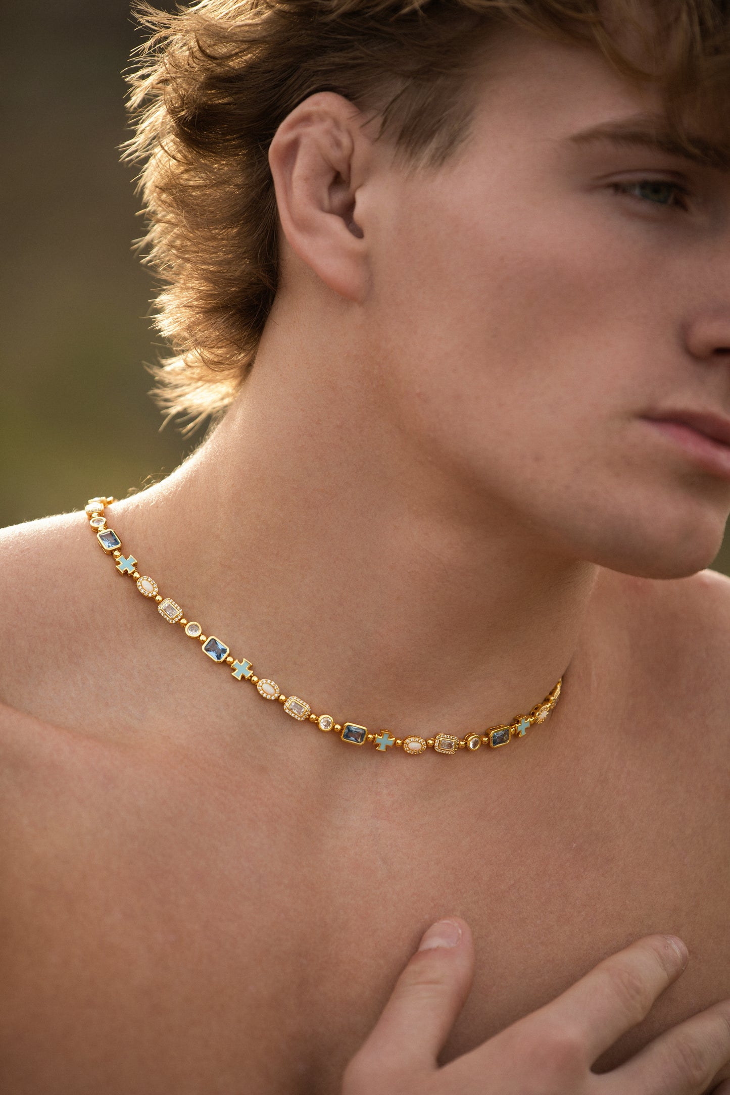 The ZS Divina Gold Necklace