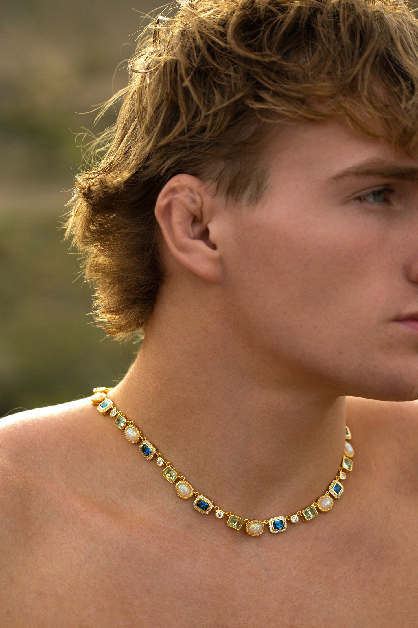 The Celestial Azure Tide Chain - Gold