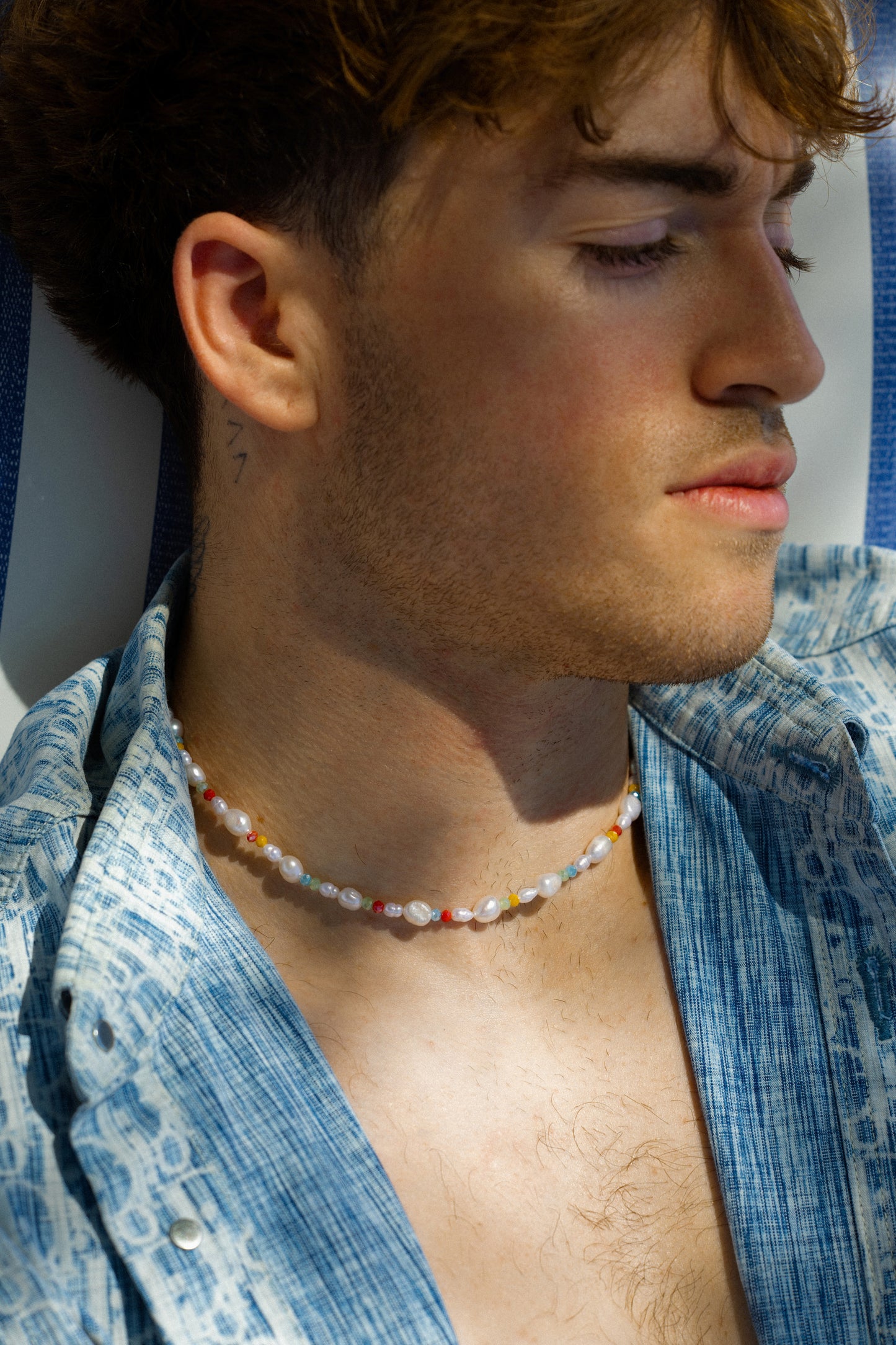 The Riviera Confetti Baroque Pearl Necklace