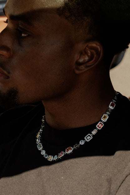 The Celestial Rainbow Chain- Silver