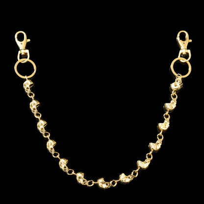 The Golden Rogue Skull Waist Chain