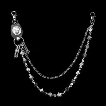 The Keymaster Dual Dice Waist Chain