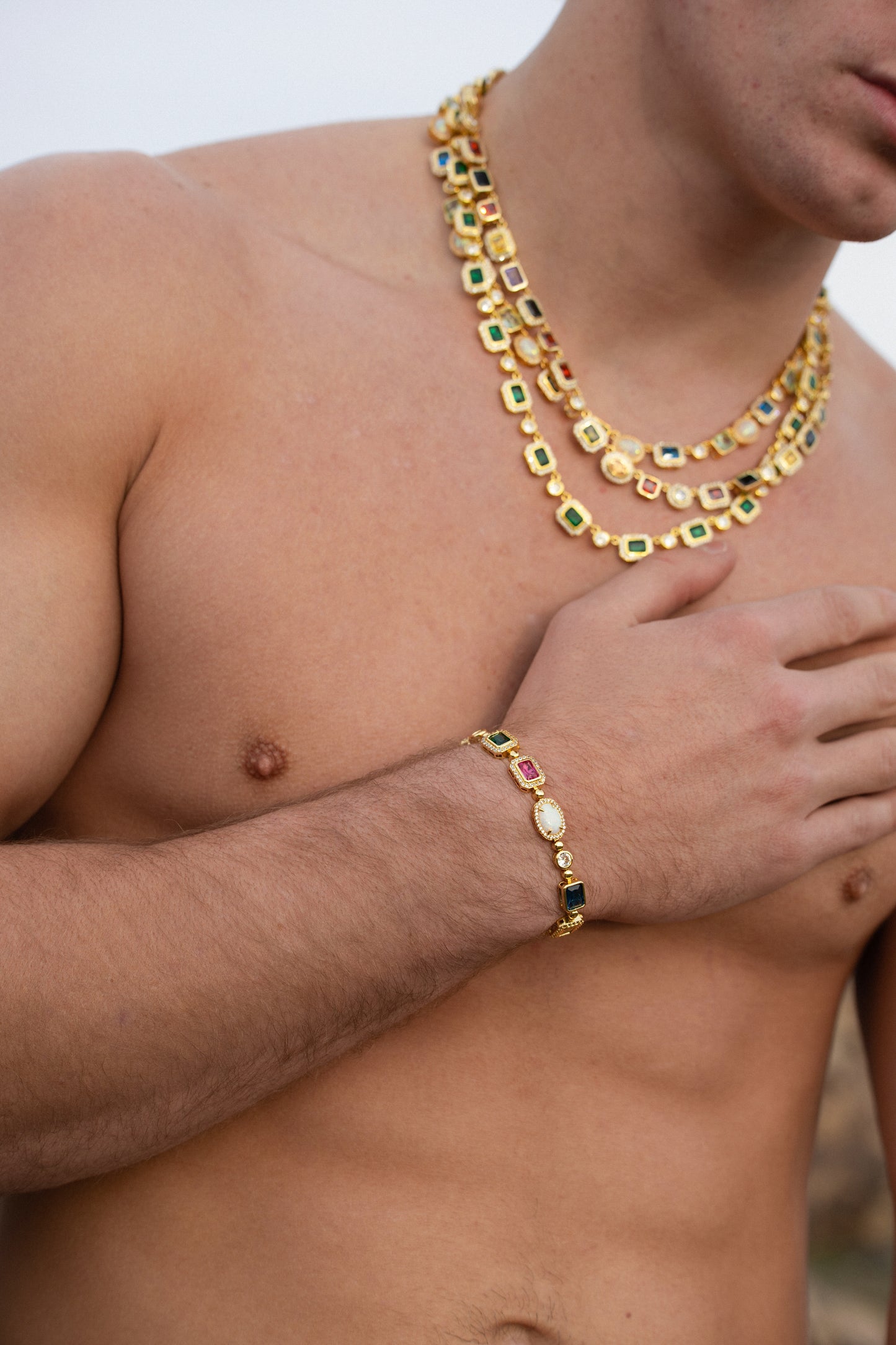 The Regal Gemstone Bracelet