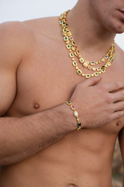 The Regal Gemstone Bracelet