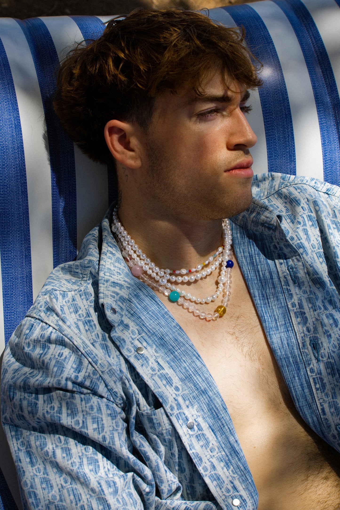 The Riviera Confetti Baroque Pearl Necklace