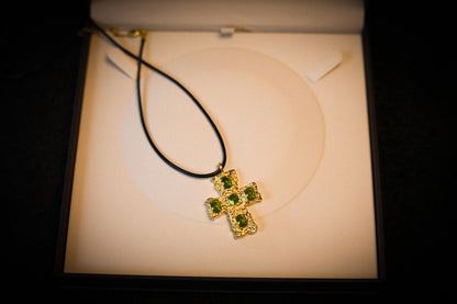 The Verdant Cross Pendant