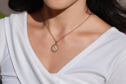 The Floral Cameo Necklace