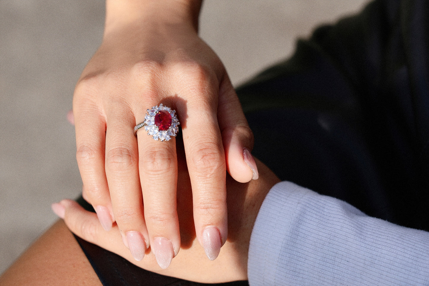 The Crimson Flame Ruby Ring