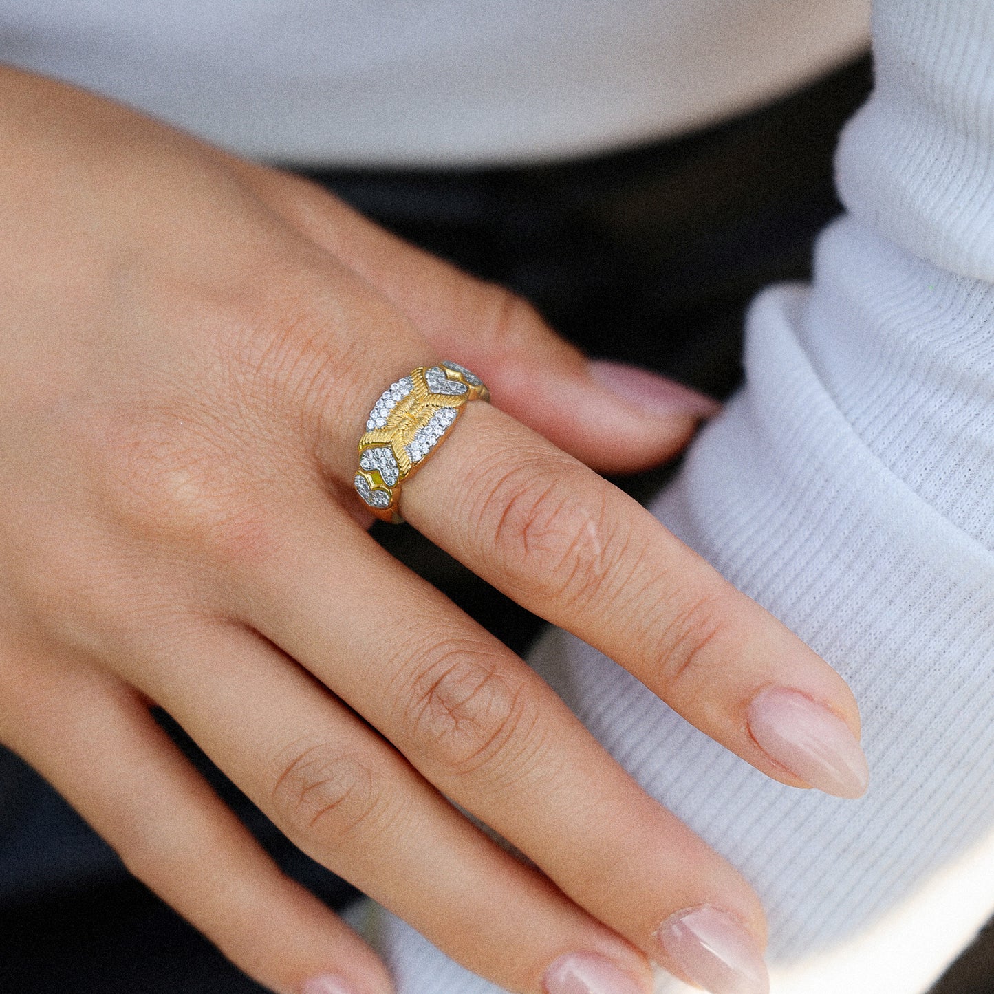 The Diamond Band Ring
