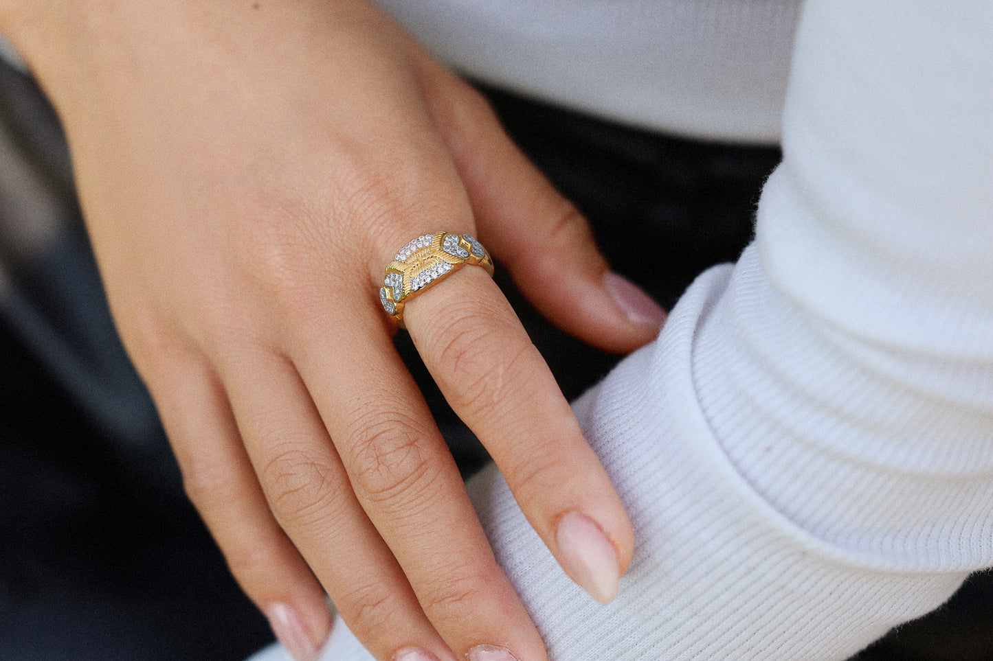 The Diamond Band Ring