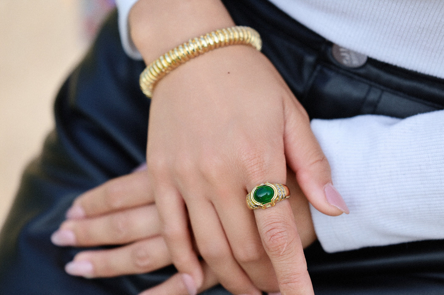 The Emerald Radiance Ring