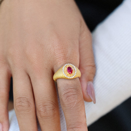 The Gypsy Ruby Ring