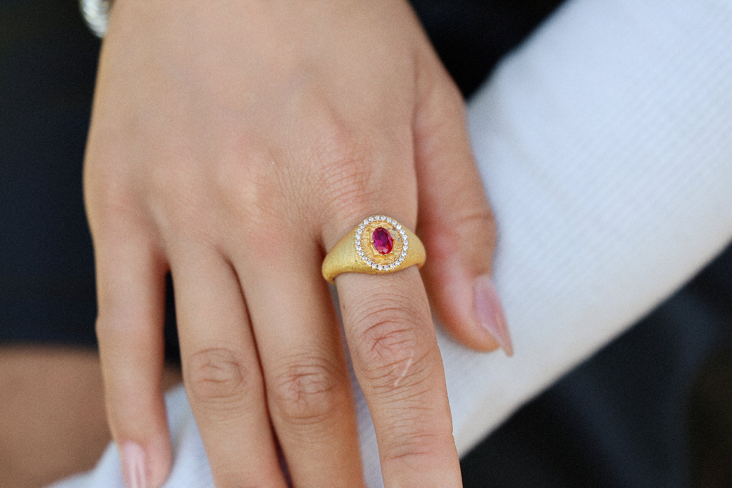 The Gypsy Ruby Ring