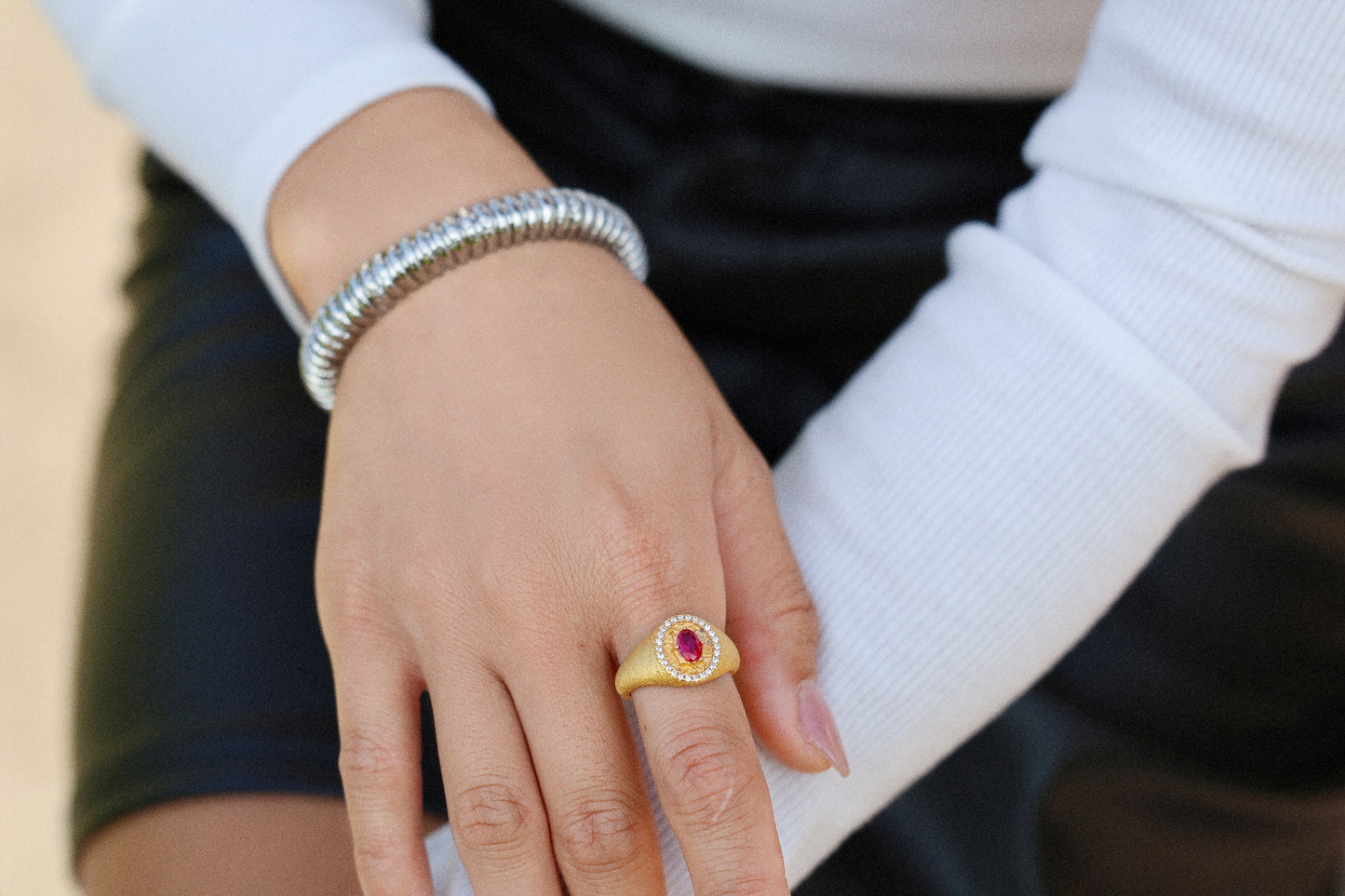 The Gypsy Ruby Ring
